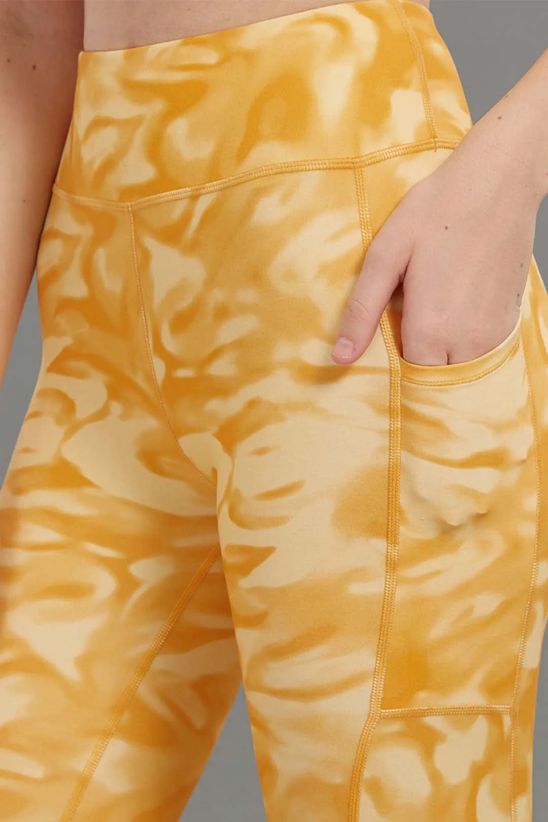 Booty Lifting  High-Waist Tie-Dye Legging With Pockets 25"
