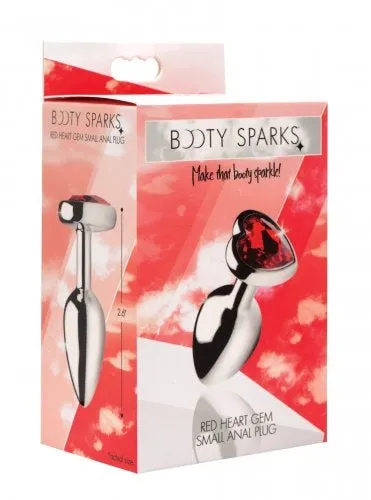 Booty Sparks Heart Gem Anal Plug-Small