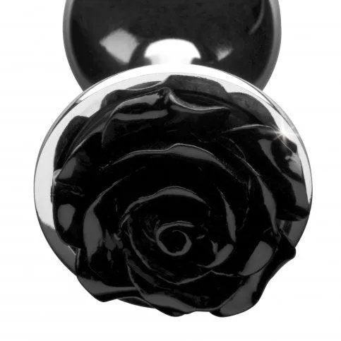 Booty Sparks Small Black Rose Anal Plug