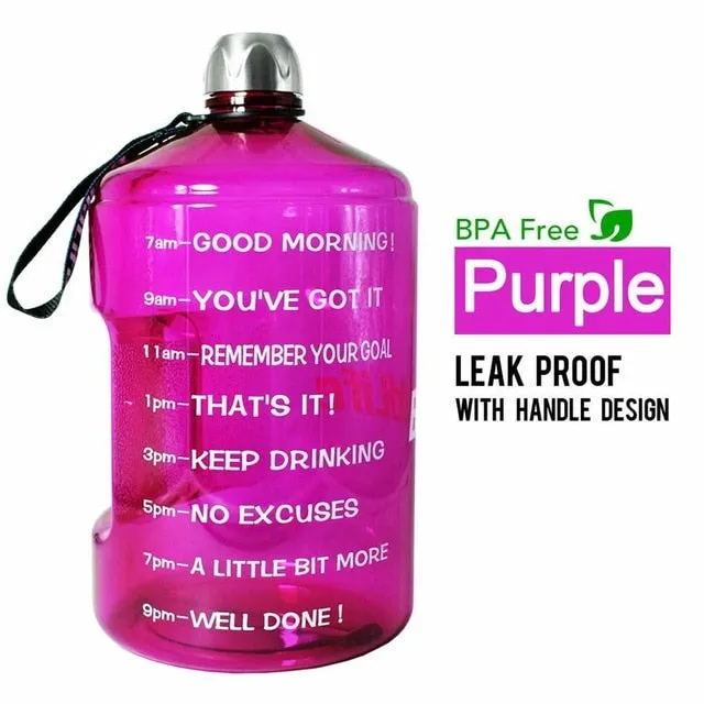 BPA Free Big Drink Water Bottle Jug