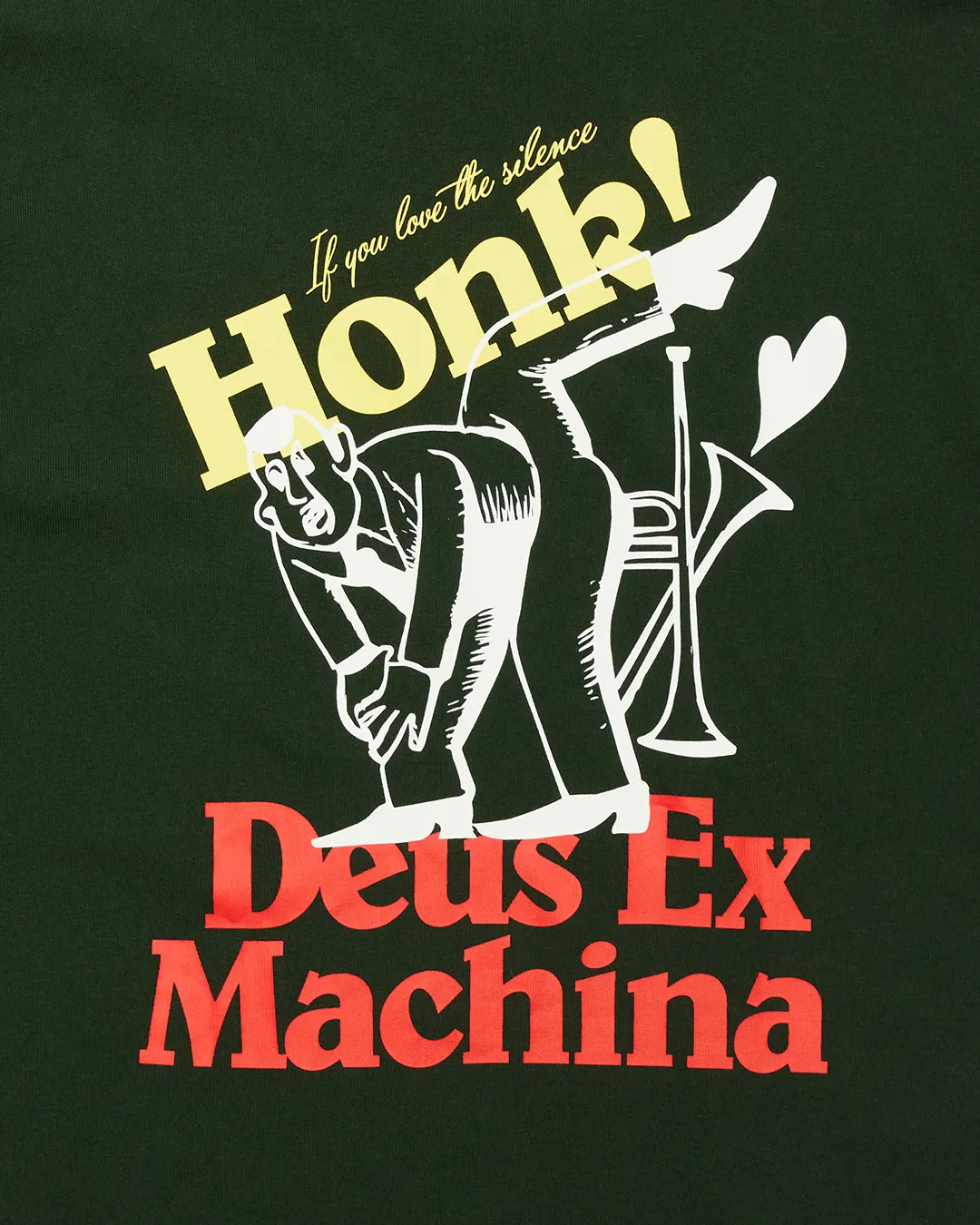 BRASSWORKS TEE - TREK GREEN