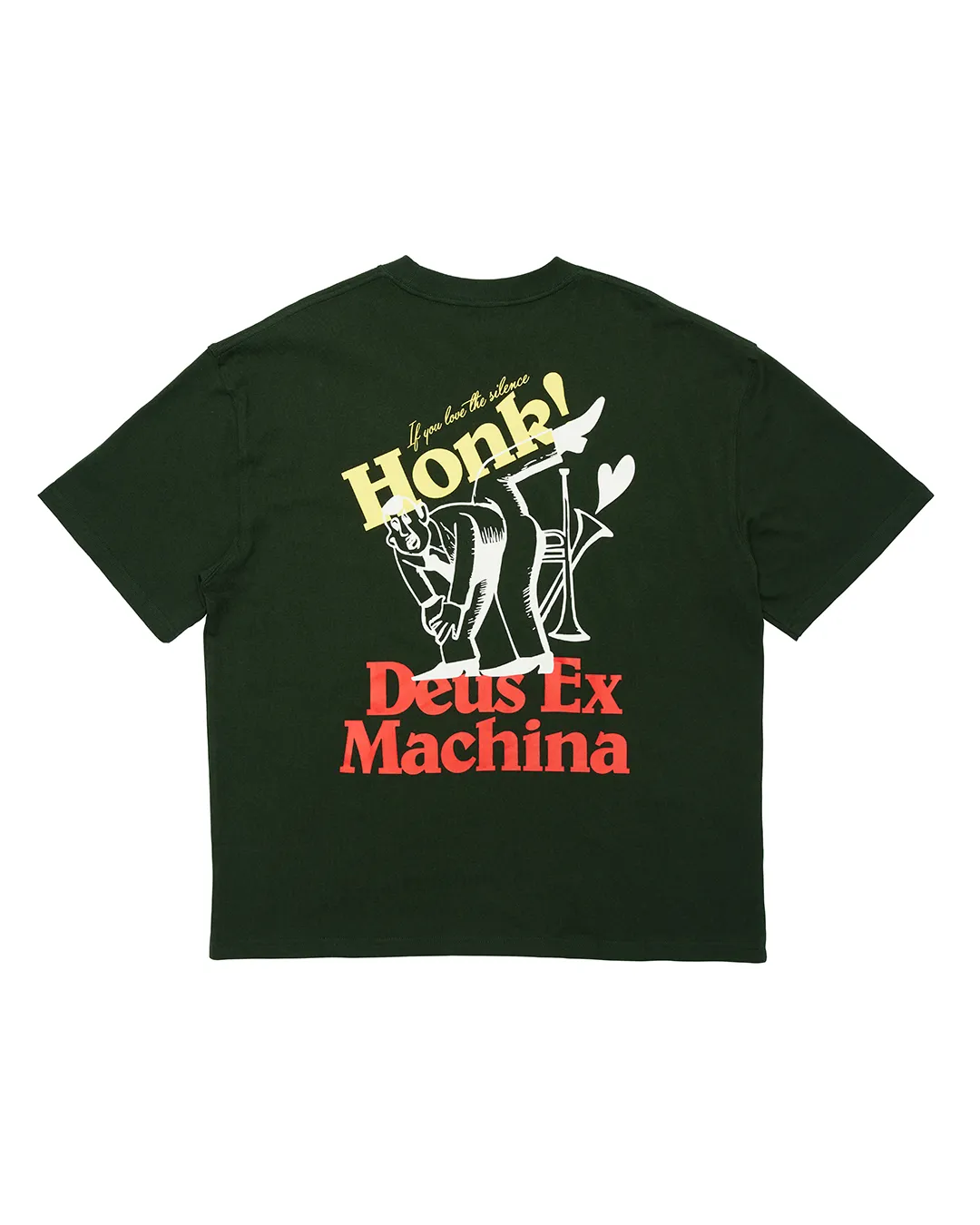 BRASSWORKS TEE - TREK GREEN
