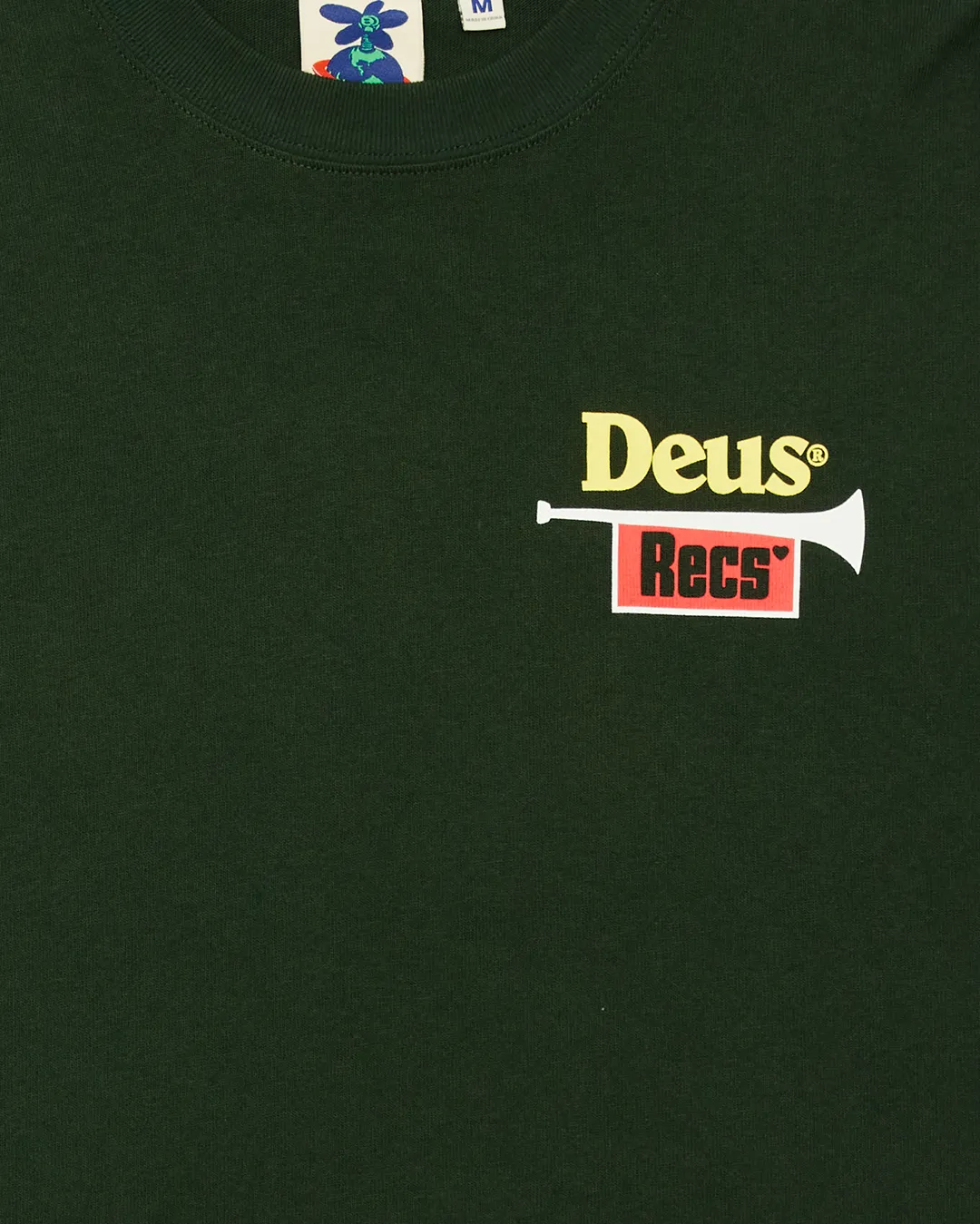 BRASSWORKS TEE - TREK GREEN