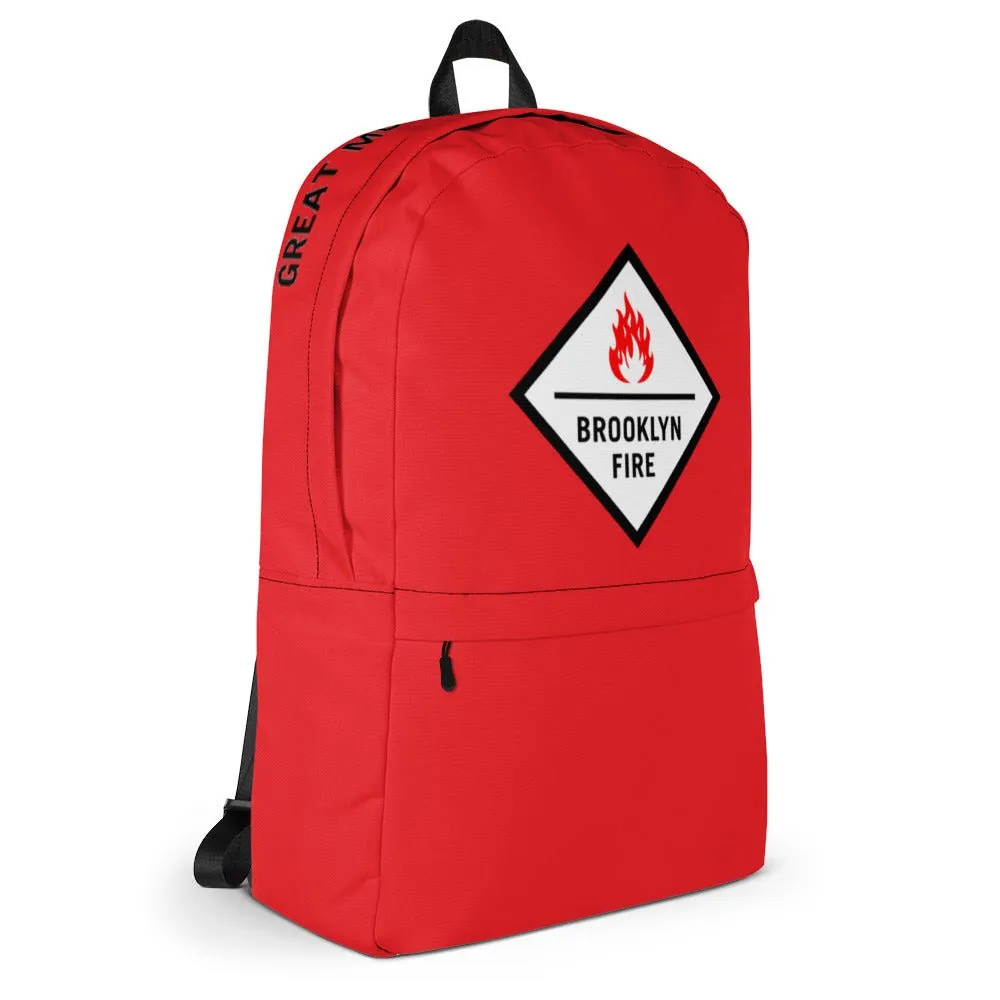 Brooklyn Fire Water Resistant Backpack