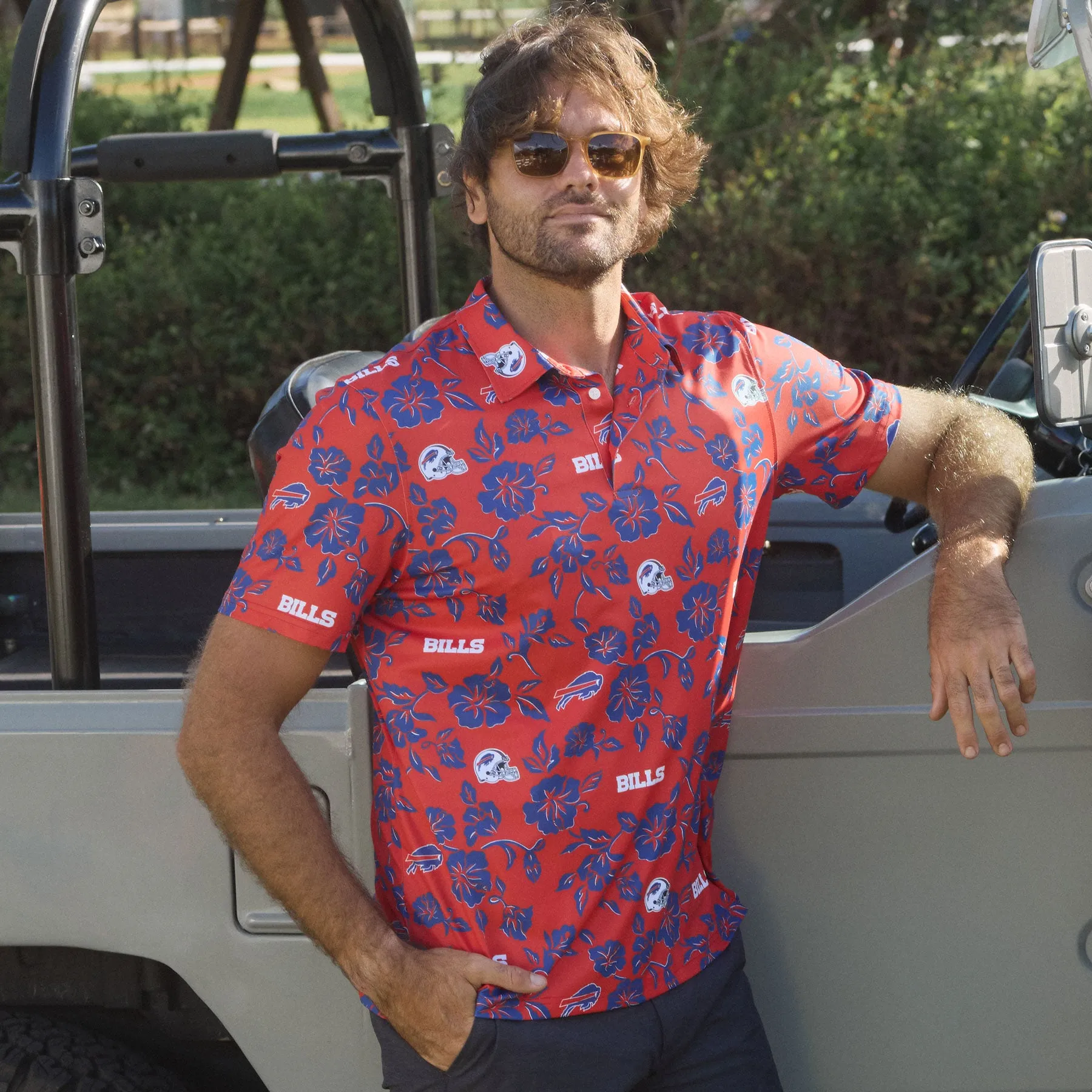 BUFFALO BILLS PUA PERFORMANCE POLO