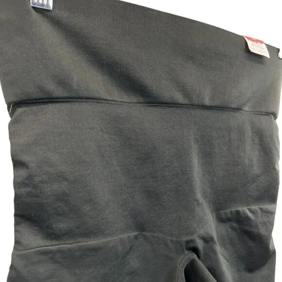 Cacique The Slimmer High Waist Short Black Size 18 20 Seamless Slimming Shaper