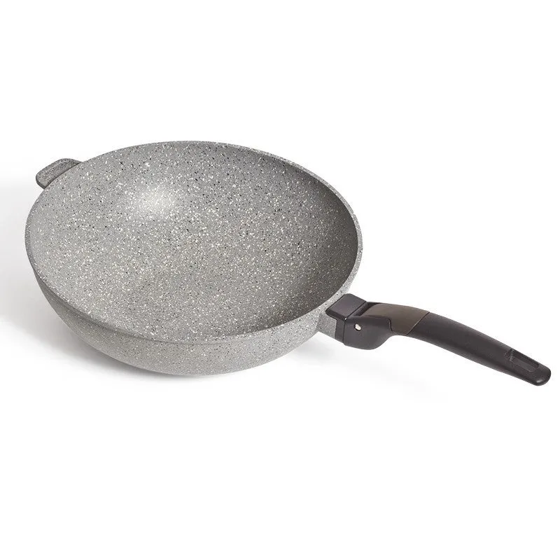 CAMPFIRE COMPACT DEEP FRYPAN 28CM WITH REMOVABLE HANDLE