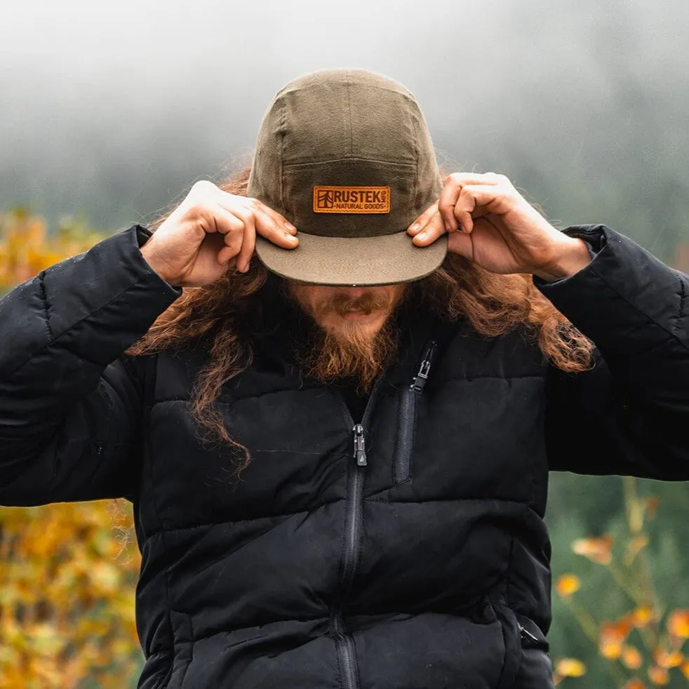Canby Brushed Cotton Camp Cap | Green