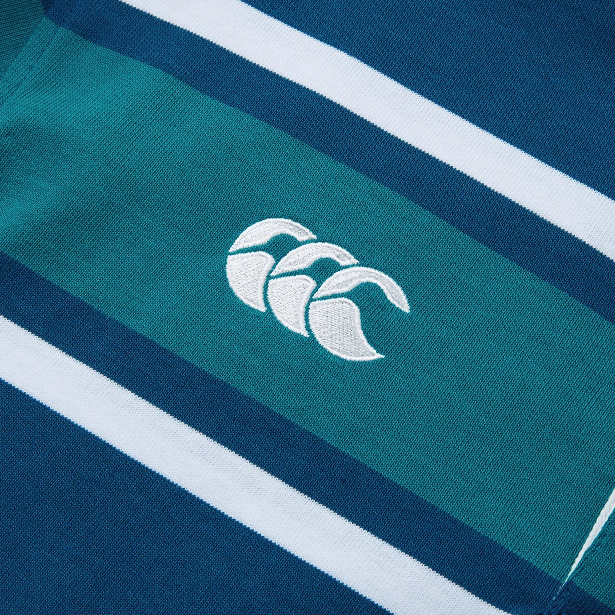 Canterbury Engineered Long Sleeve Striped Rugby Jersey