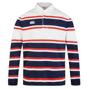Canterbury Engineered Long Sleeve Striped Rugby Jersey