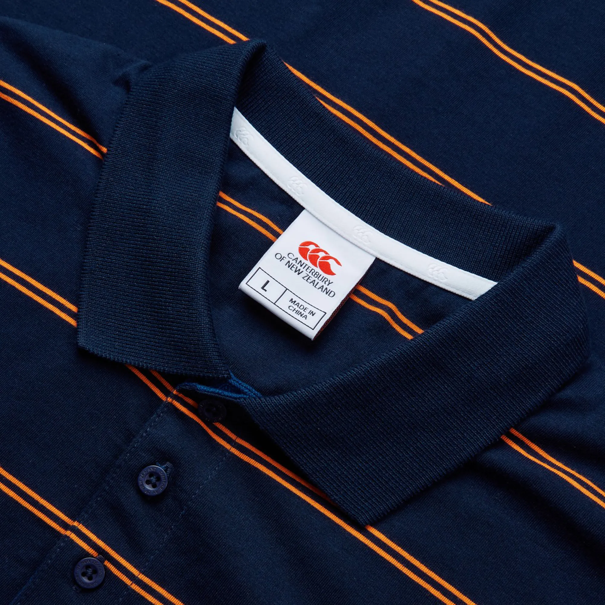 Canterbury Fundamental Yarn-Dye Stripe Polo