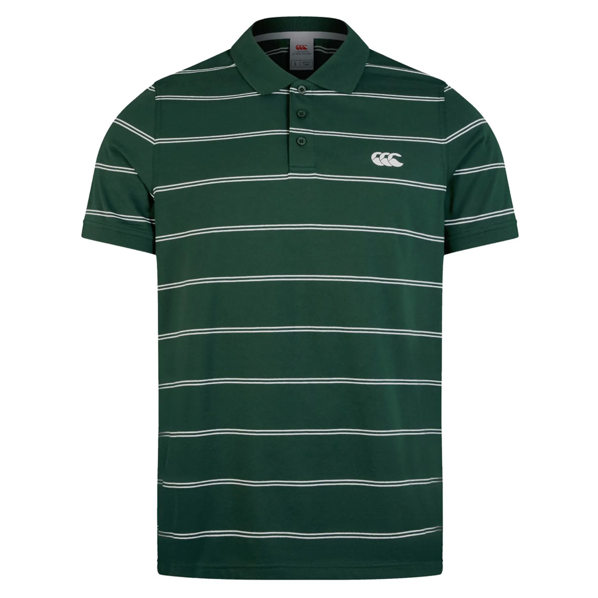Canterbury Fundamental Yarn-Dye Stripe Polo
