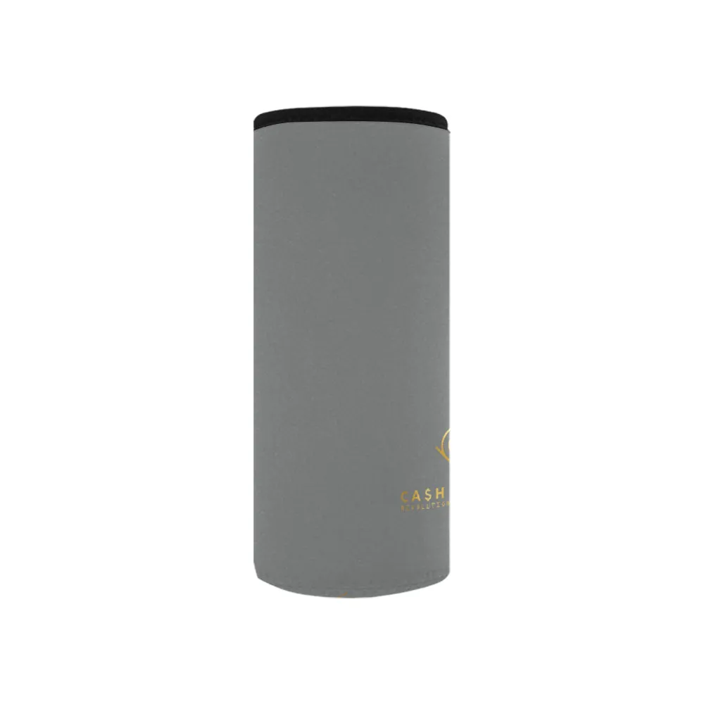 Cash Vision Small Neoprene Water Bottle Pouch - Grey