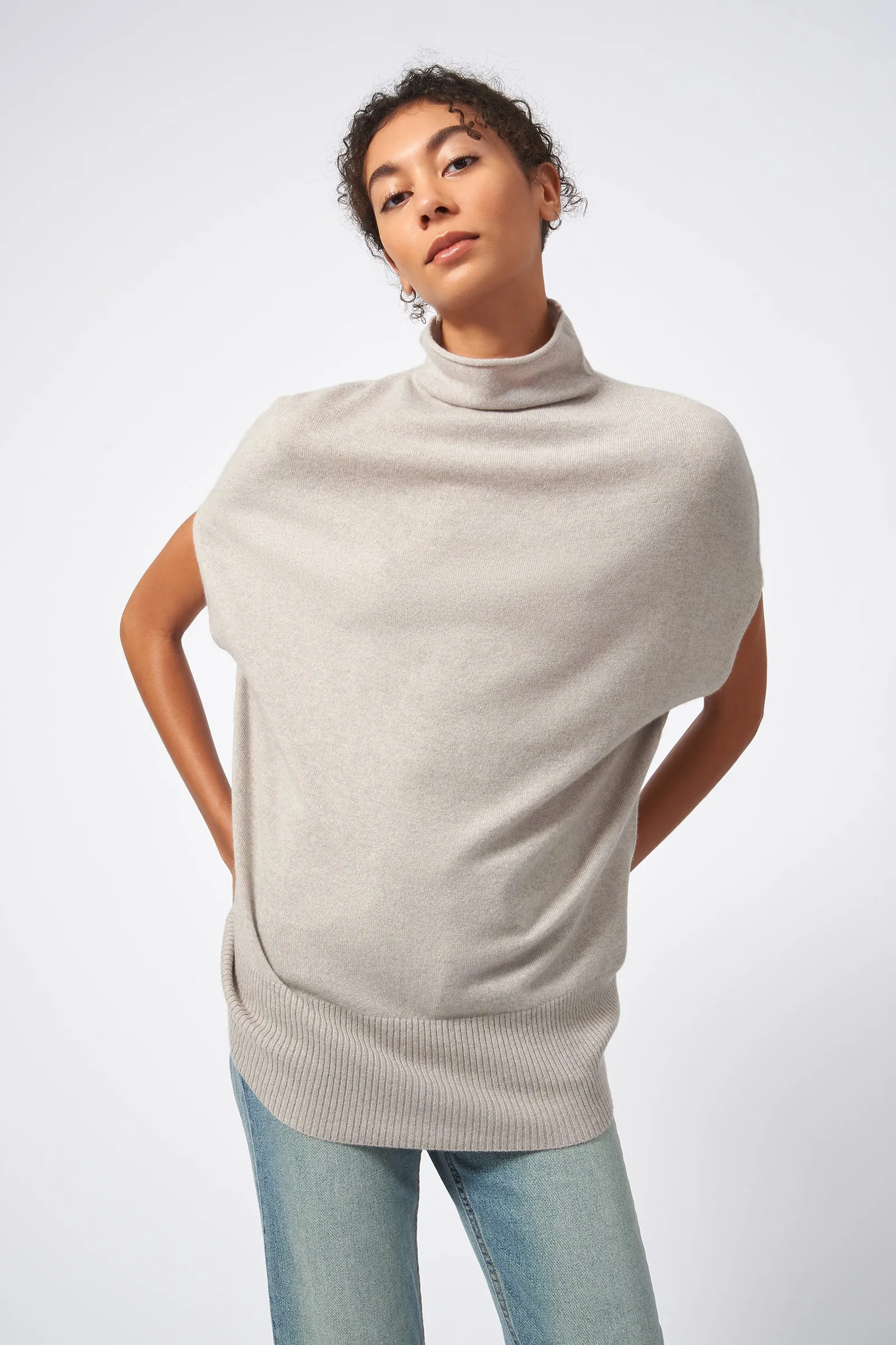 Cashmere Funnelneck - Agate