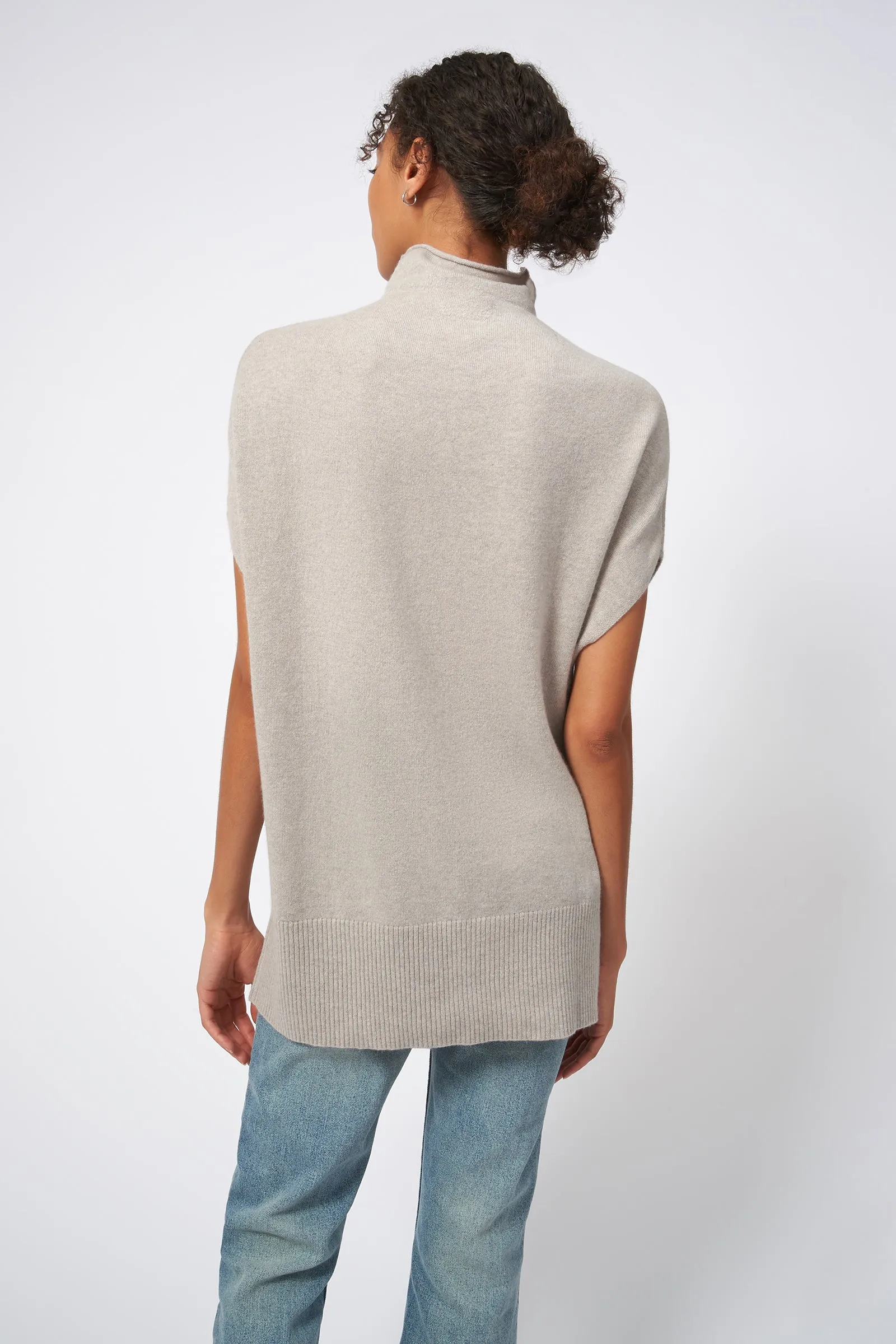Cashmere Funnelneck - Agate