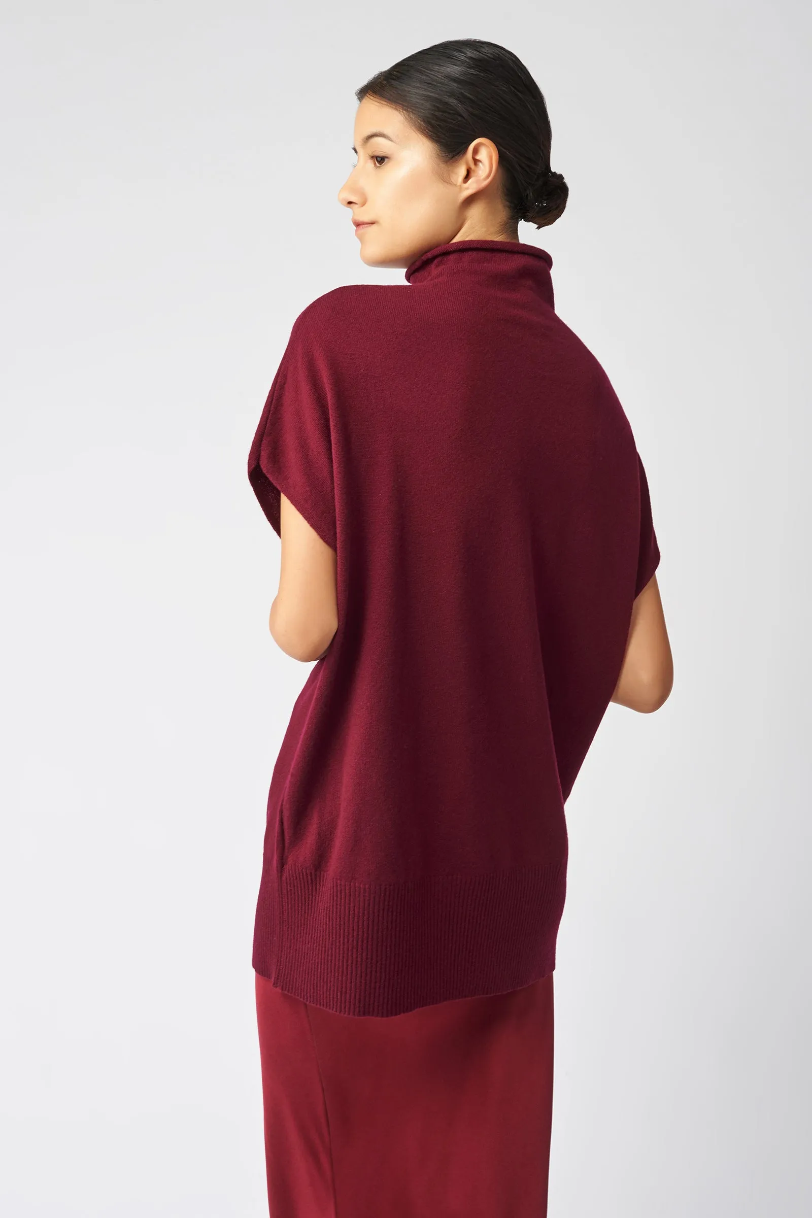 Cashmere Funnelneck - Bordeaux