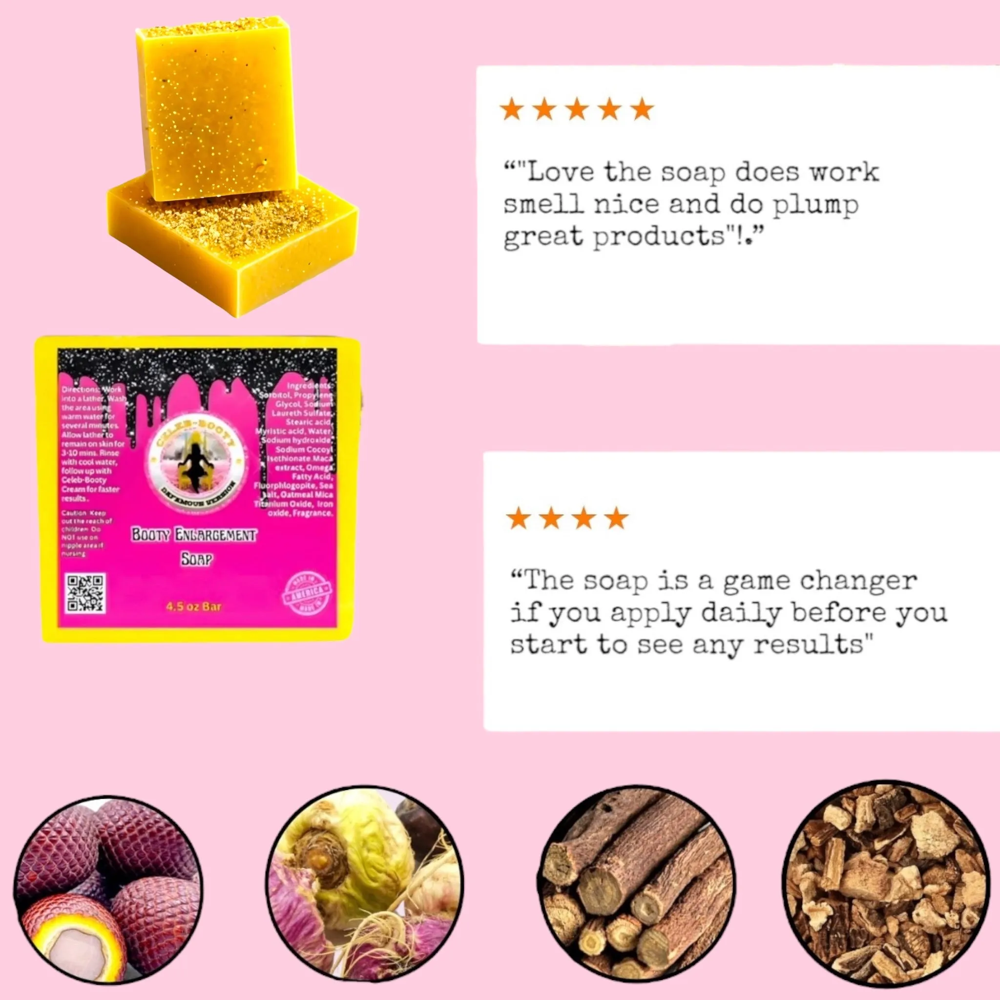 Celeb Booty Soap for Enlargement 4.5 oz