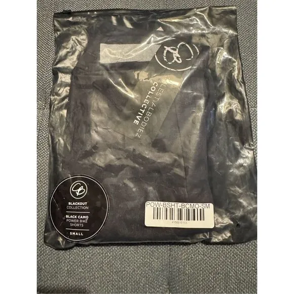 Celestial Bodiez NWT Power Bike Shorts in 'Black Camo’ Size Small