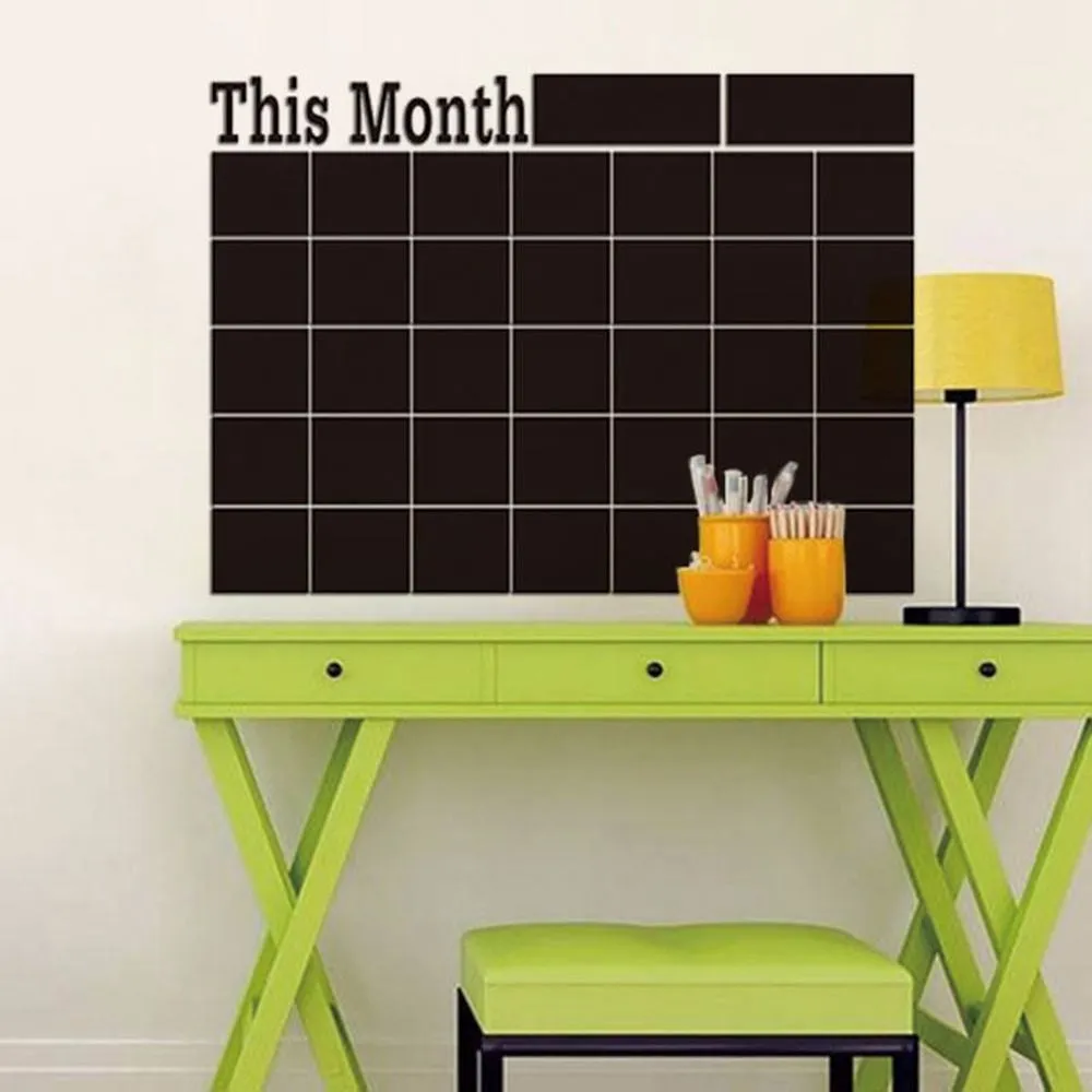 Chalkboard Wall Calendar Sticker