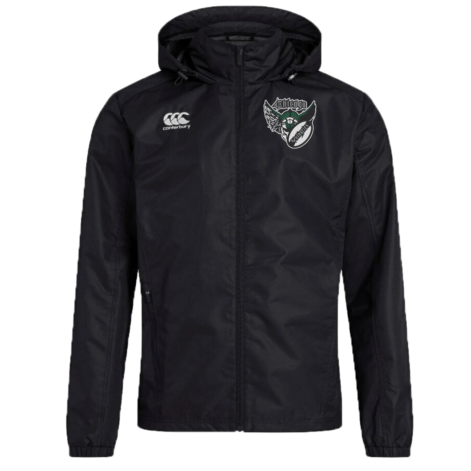 Chicago Valkyries Club Vaposhield Full Zip Rain Jacket by Canterbury