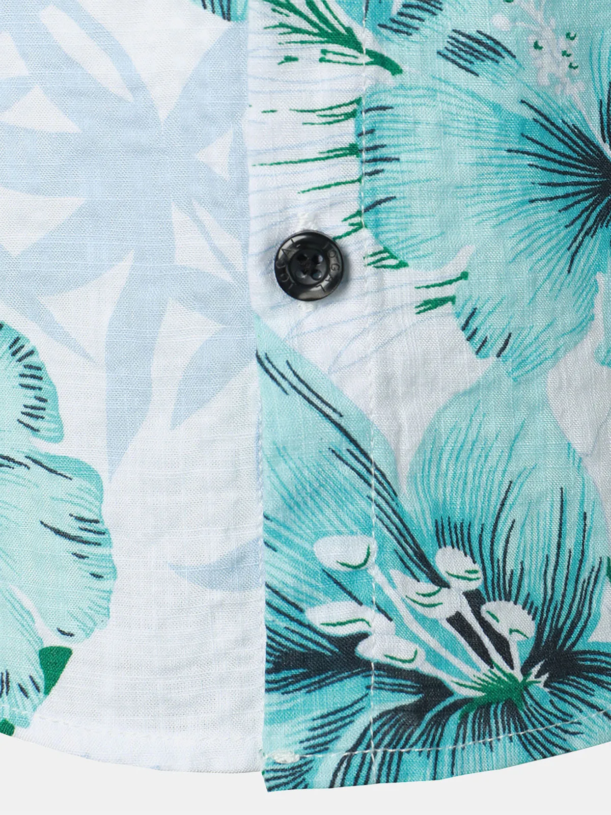 Children's Floral Print Tropical Aloha Holiday Summer Beach Short Sleeve Shirt