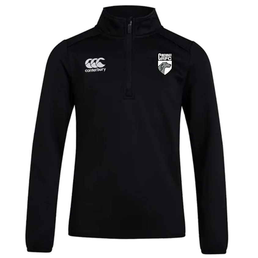Cincinnati Wolfhounds Club 1/4 Zip Mid Layer Training Top by Canterbury