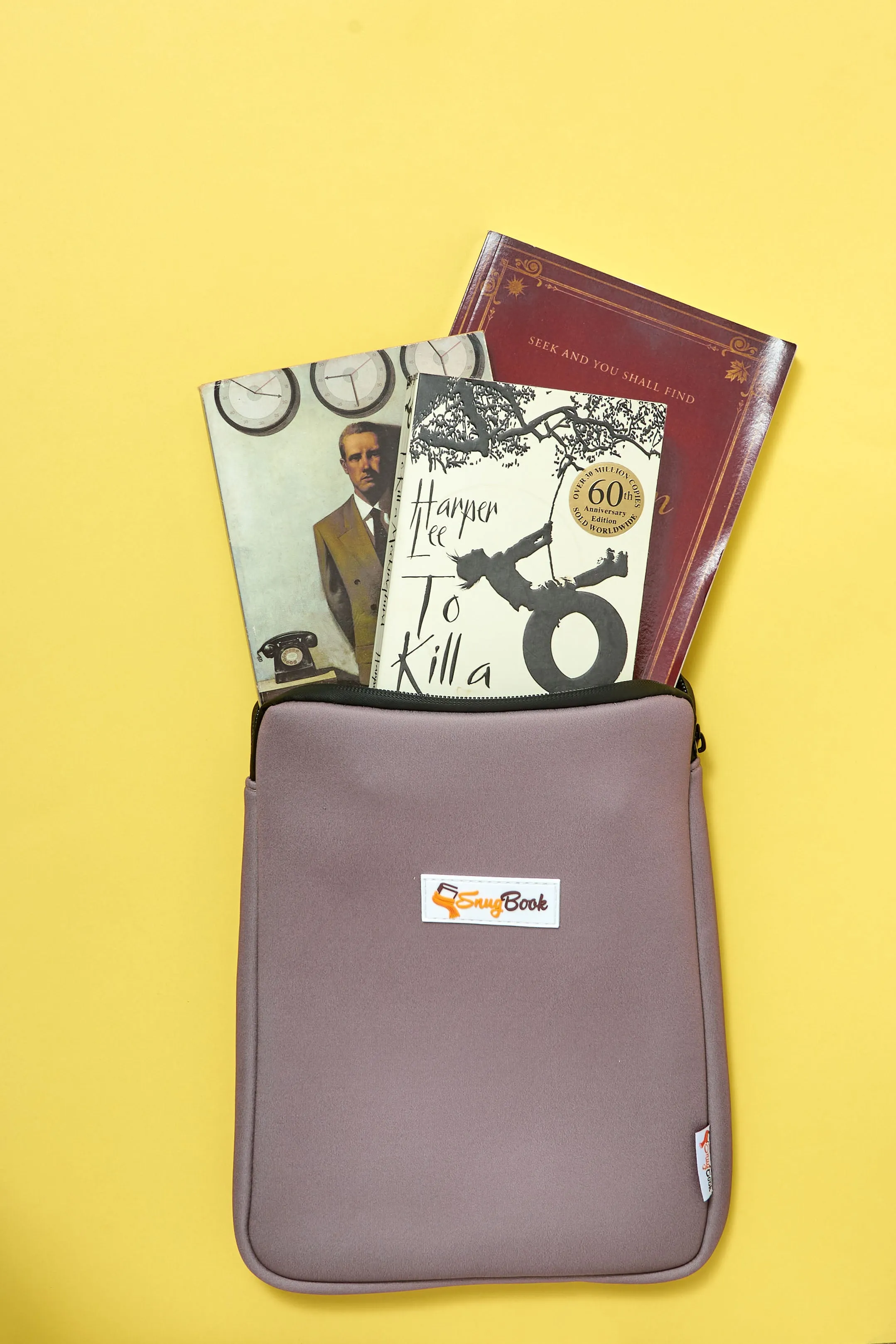 Classic Mink Snugbook - Water resistant book pouch