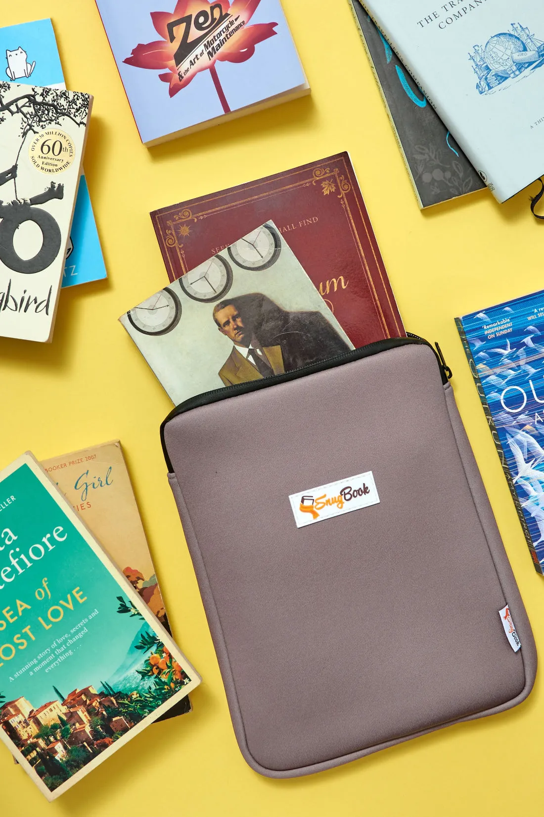 Classic Mink Snugbook - Water resistant book pouch