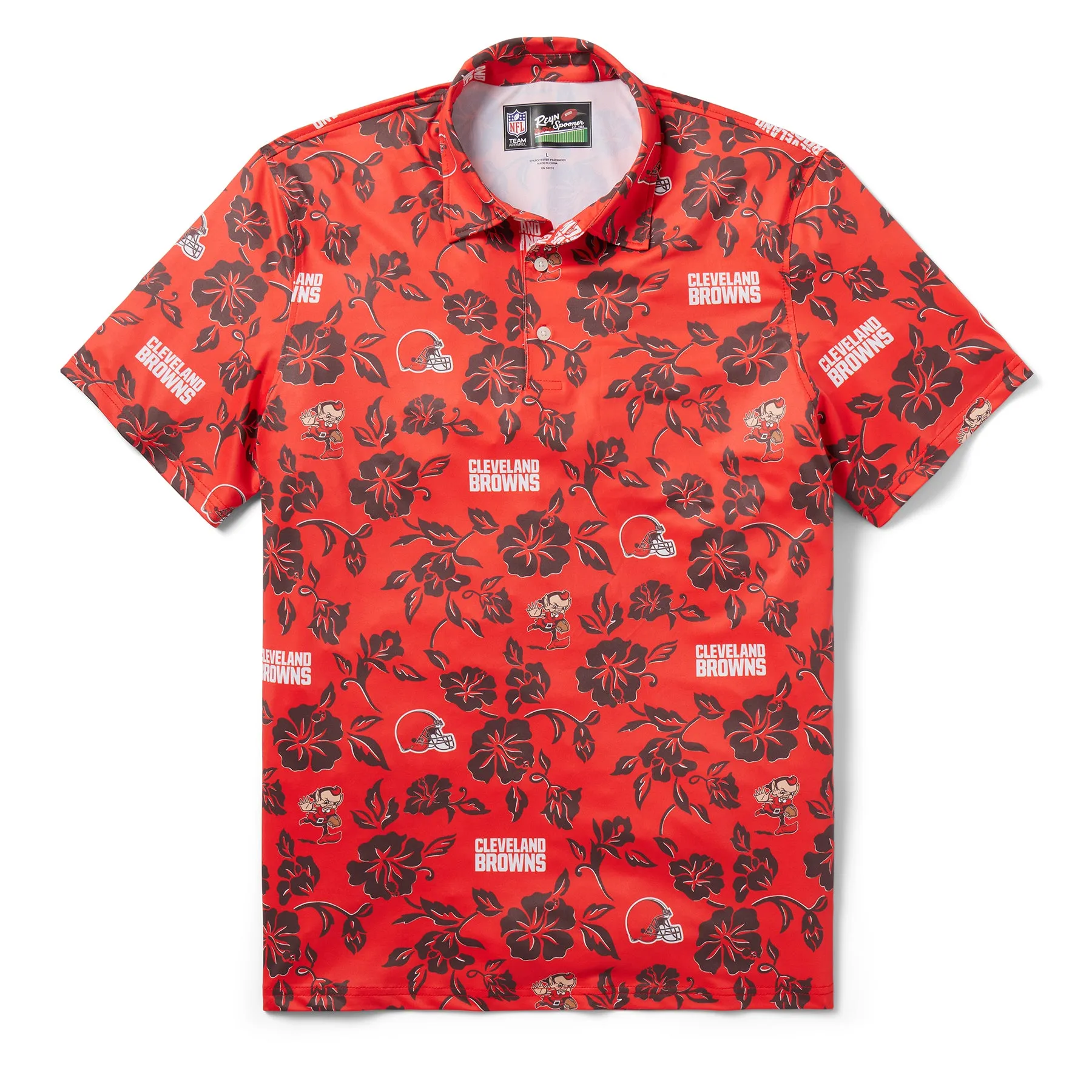 CLEVELAND BROWNS PUA PERFORMANCE POLO