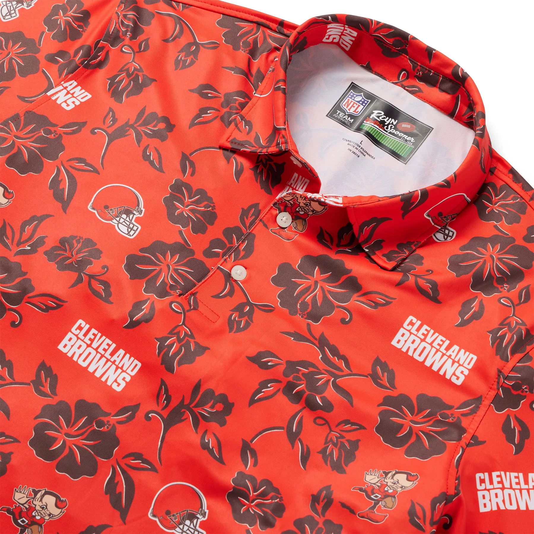 CLEVELAND BROWNS PUA PERFORMANCE POLO