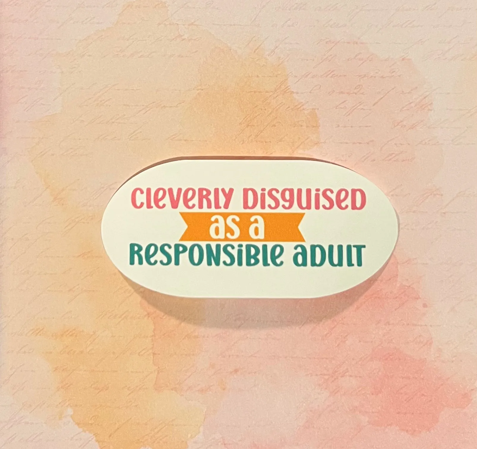 Cleverly Disguised as a Responsible Adult
