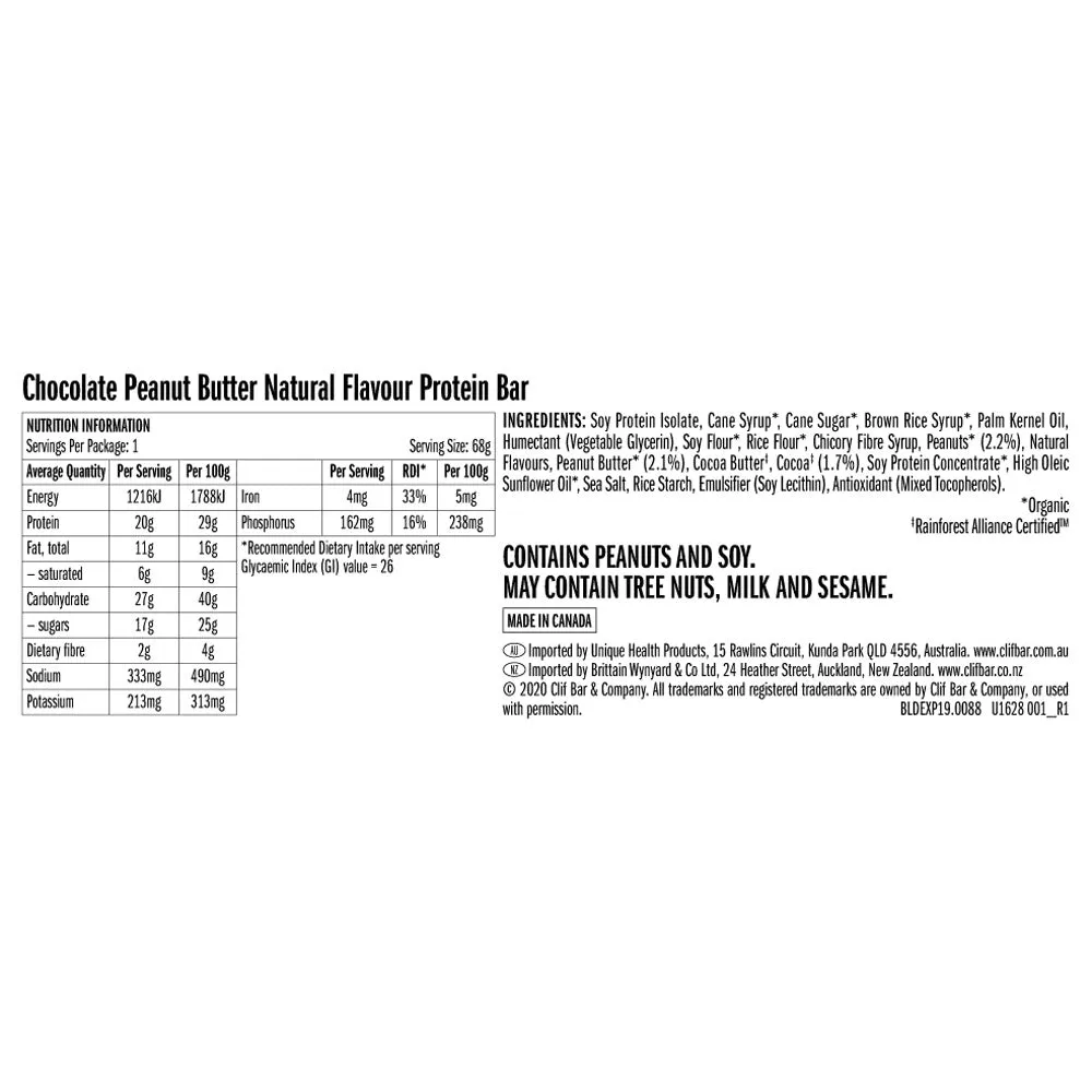 Clif Builders Protein Bar