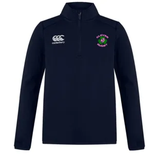 Clover Girls Rugby Club 1/4 Zip Mid Layer Training Top by Canterbury