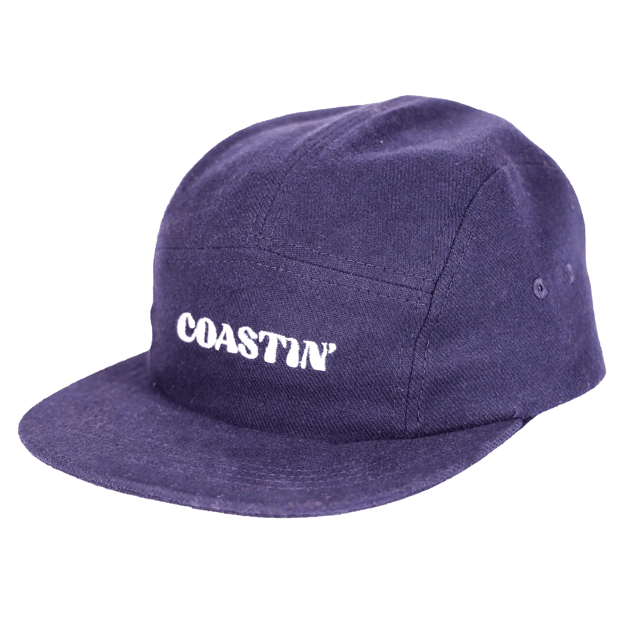 Coastin Brushed Cotton Camp Cap | Blue