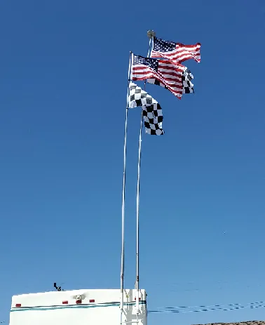 Collapsible Flagpole 22'