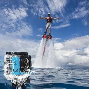 Color: Yellow - All PRO Action Sports Camera With 1080P HD And WiFi 18 PCS Of Ac