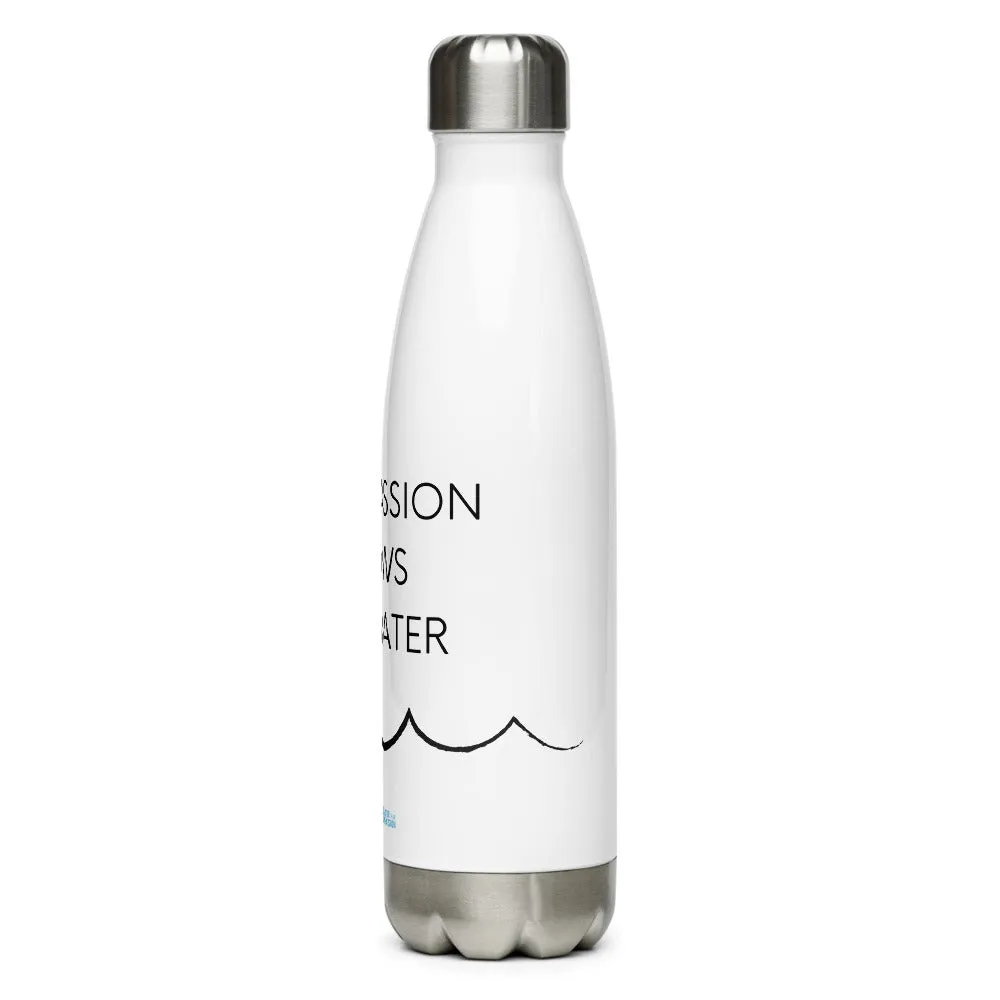Compassion Flows Like Water - Stainless Steel Water Bottle