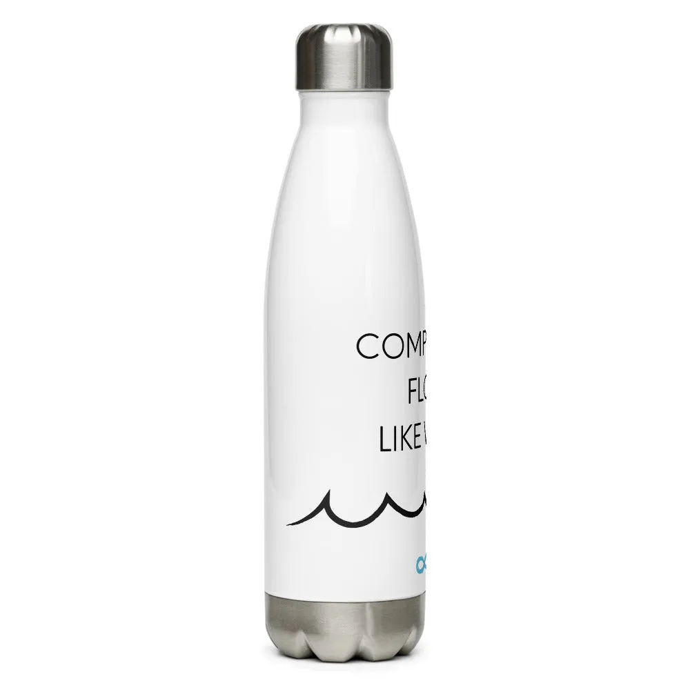 Compassion Flows Like Water - Stainless Steel Water Bottle