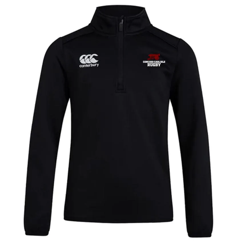 Concord Carlisle Rugby Club 1/4 Zip Mid Layer Training Top by Canterbury