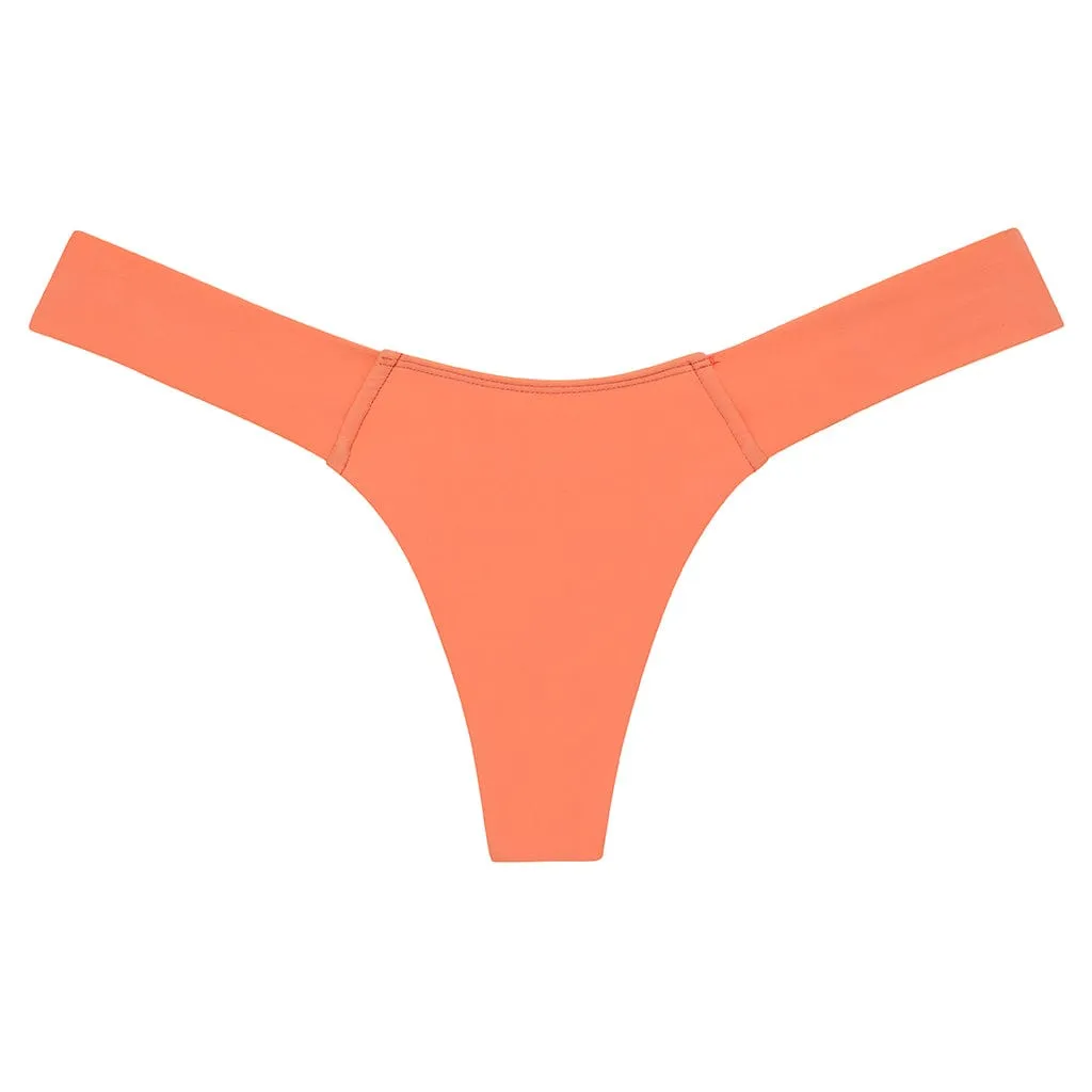 Coral Added Coverage Uno Bikini Bottom
