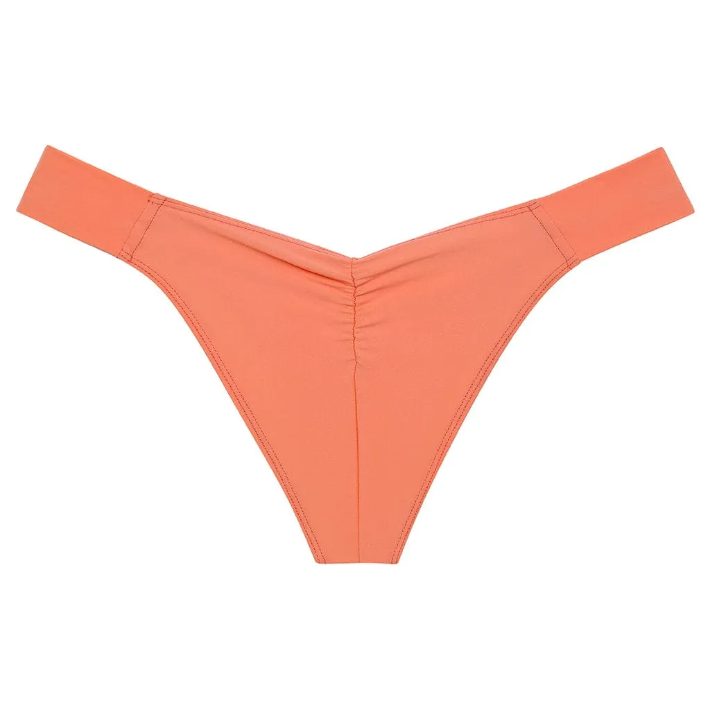 Coral Added Coverage Uno Bikini Bottom
