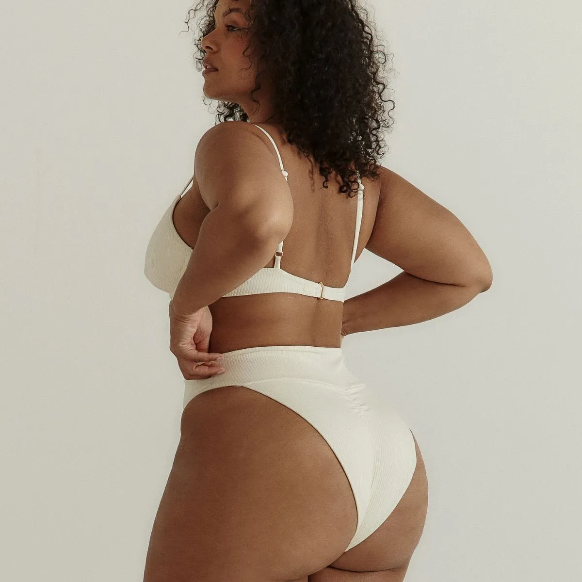 Cream Rib Tamarindo Bikini bottom