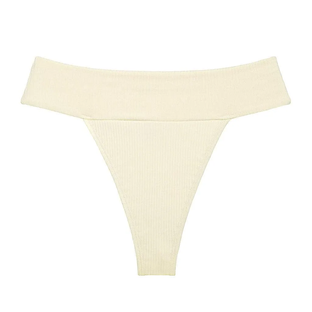 Cream Rib Tamarindo Bikini bottom