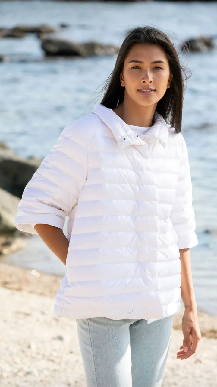 Crop Sleeve Puffer Jacket