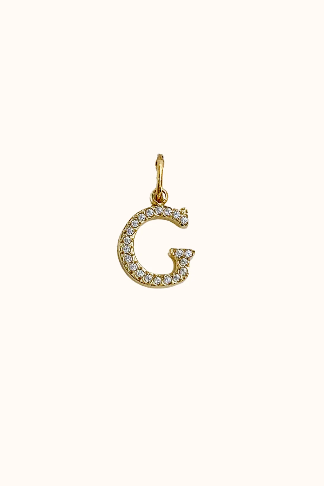 Cubic Initial Charm (Stainless Steel)