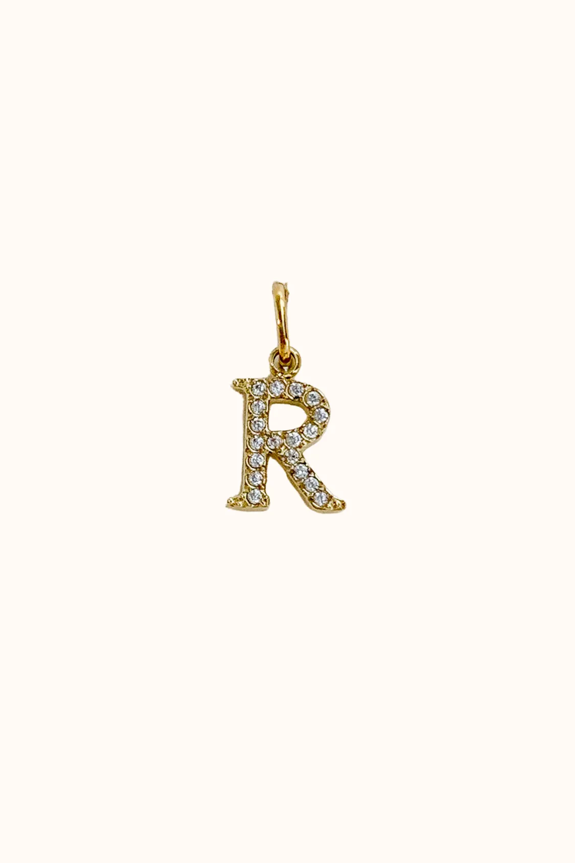 Cubic Initial Charm (Stainless Steel)