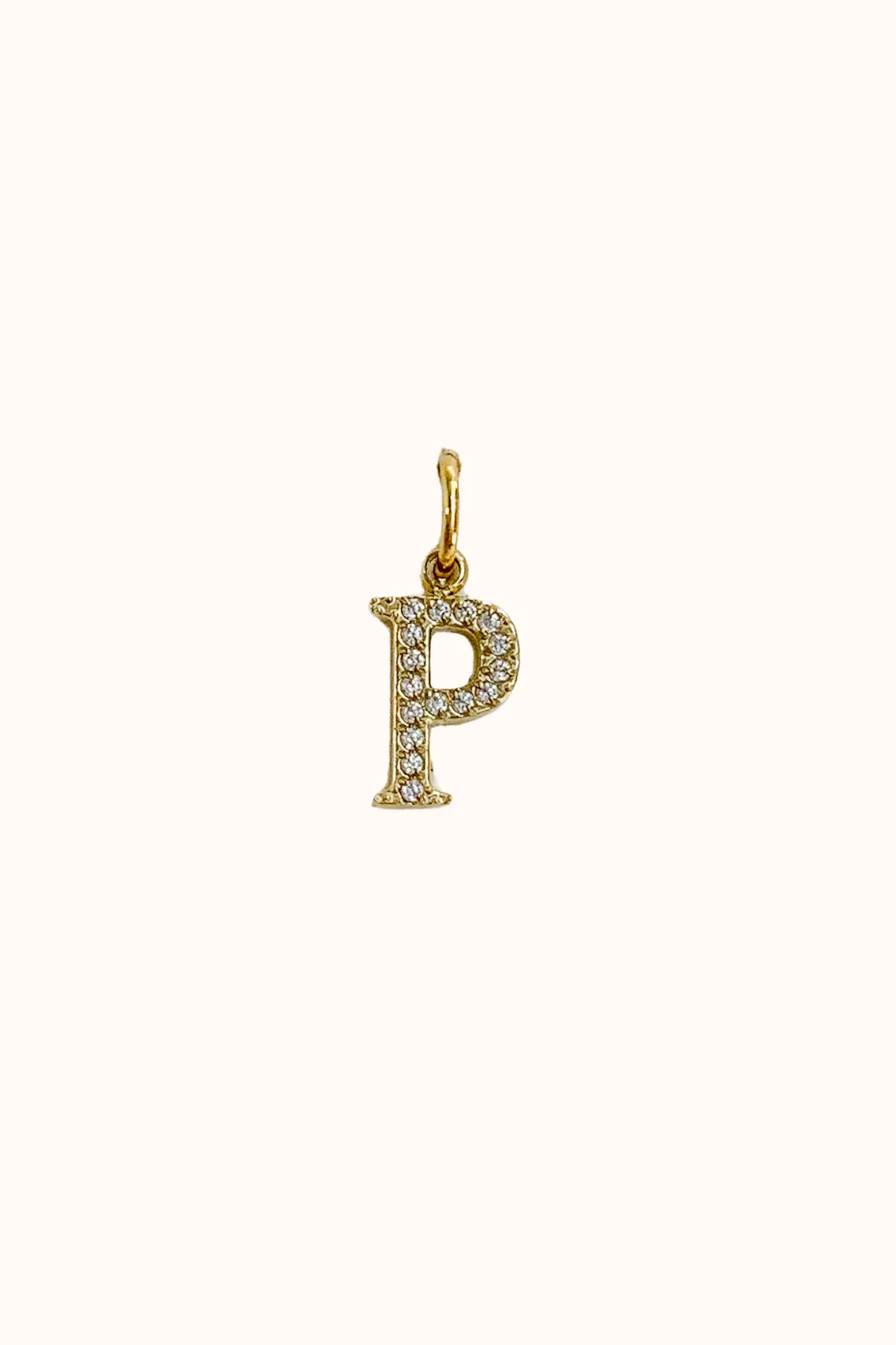 Cubic Initial Charm (Stainless Steel)