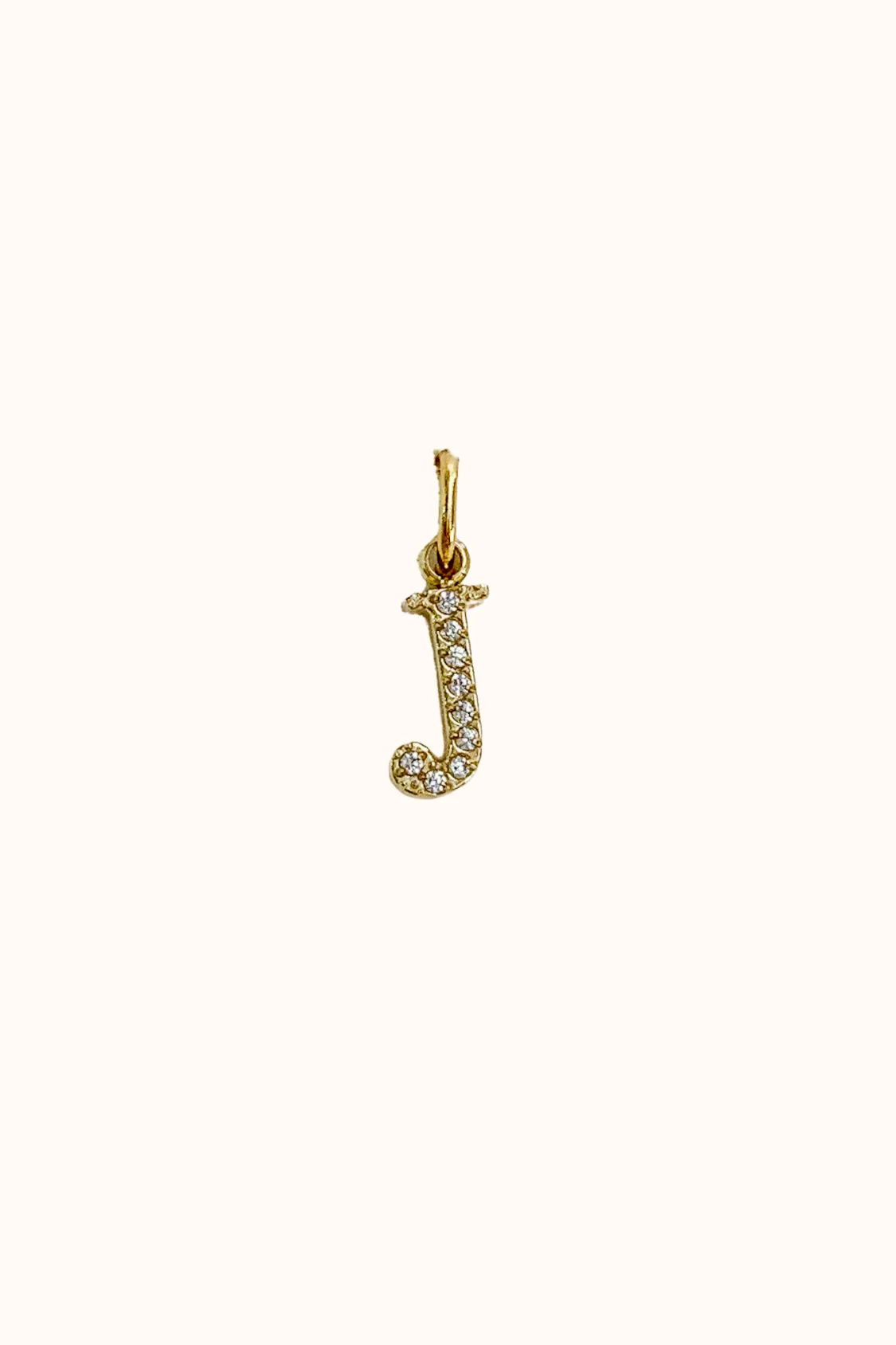 Cubic Initial Charm (Stainless Steel)