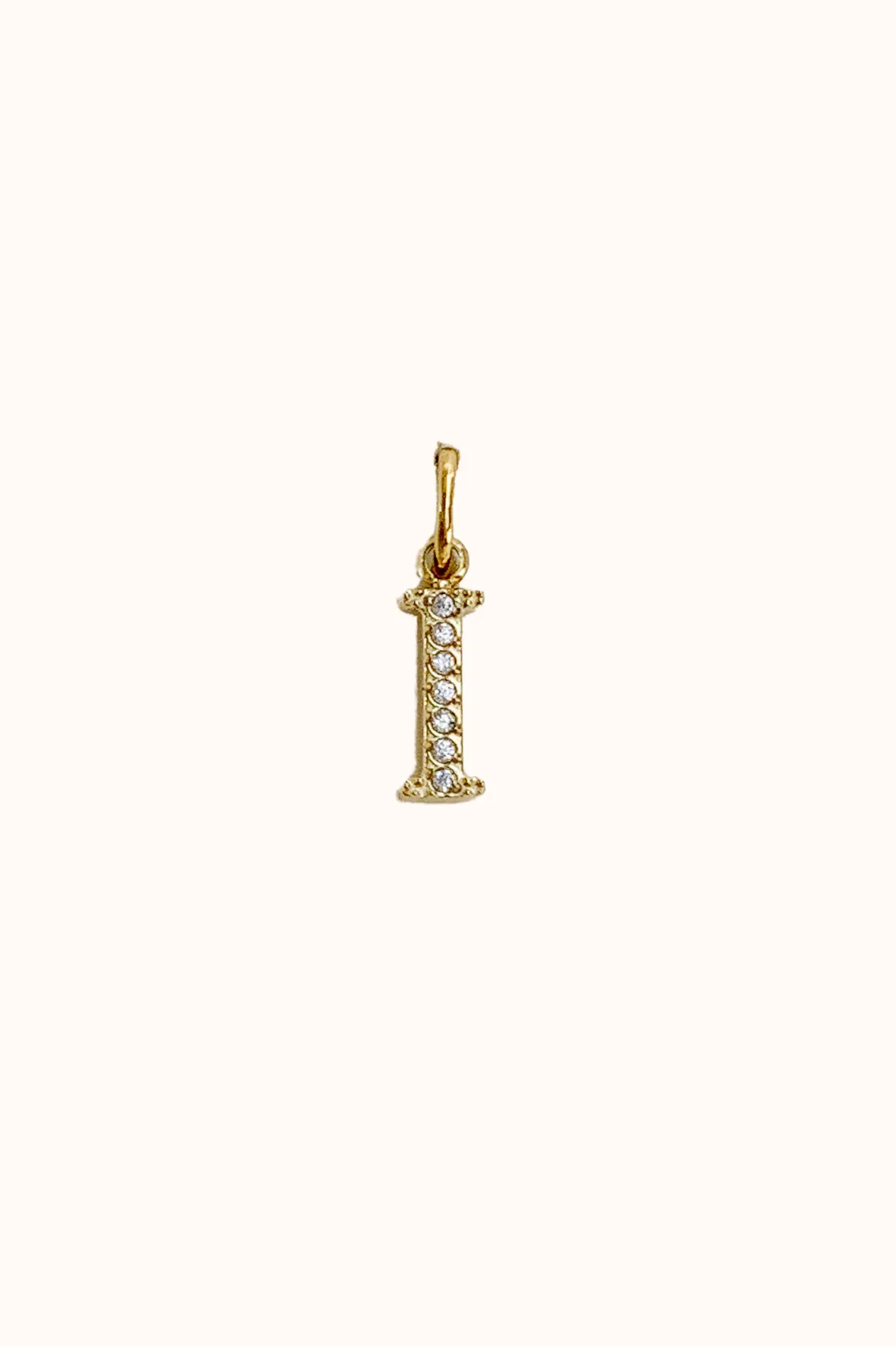Cubic Initial Charm (Stainless Steel)