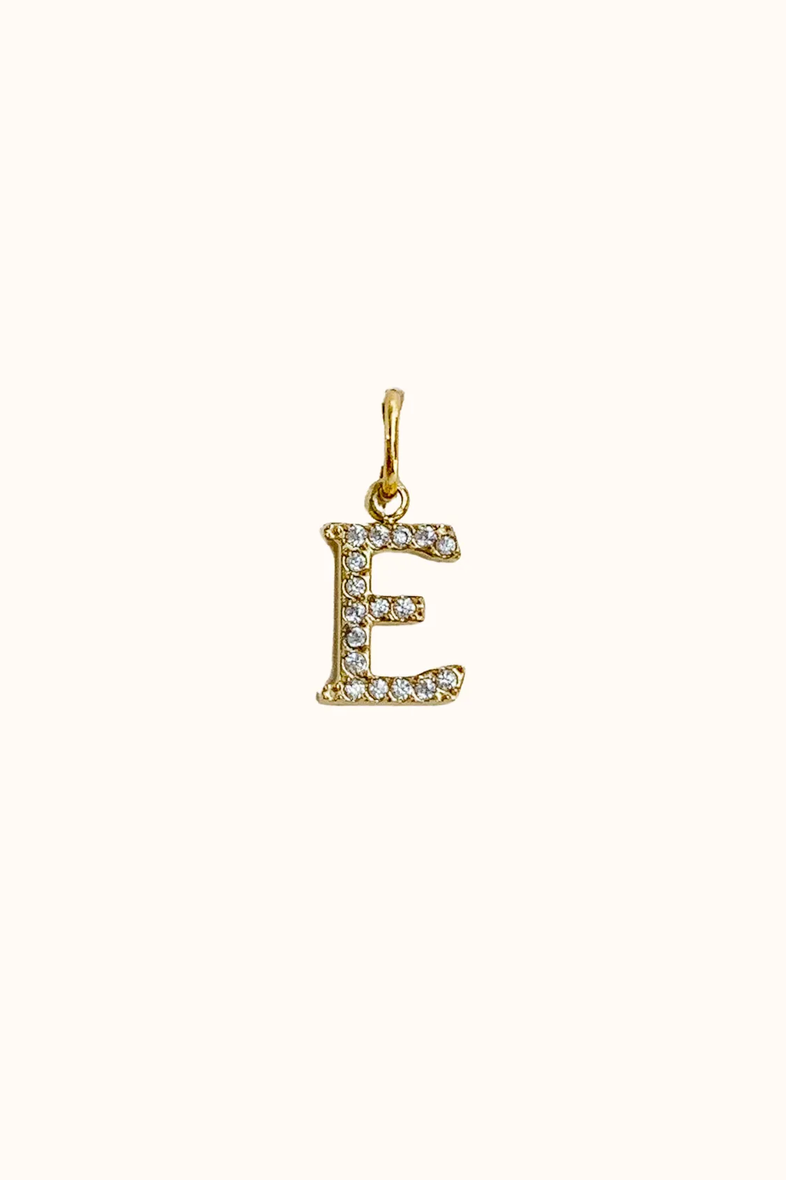 Cubic Initial Charm (Stainless Steel)